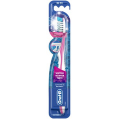 ORAL B TOOTHBRUSH WHT RADIANT MED 1CT
