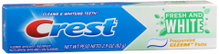 CREST PASTE FRSH WHT PEPMNT GLEEM 2.9OZ