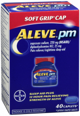 ALEVE PM ARTHRITIS SOFT GRIP CAP 40CT