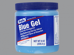 BLUE GEL MUSCLE RELIEF 8OZ RUGBY