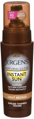 JERGENS NAT GLOW SUNLESS MOUSSE LGHT 6OZ