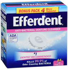 EFFERDENT ORIGINAL TABLET 44CT