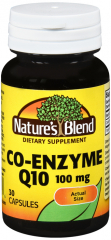 CO-ENZYME Q10 100MG CAP 30CT NAT BLEND