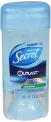 SECRET OUTLAST AP/DEO GEL UNSCNT 2.6OZ