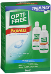 OPTI-FREE EXPRESS MPS W/DROPS+CS 2X10OZ