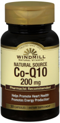 COQ10 NATURAL 200MG CAPS 30CT WINDML