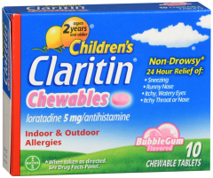 CLARITIN CHILD 5MG 24HR CHEW BUB 10CT