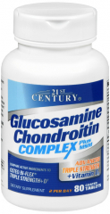 GLUCOSAM CHOND COMPLX TAB 80CT 21ST CENT