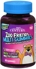 ZOO FRIEND MULTI VITAMIN GUMMY 60CT 21ST