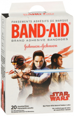 BAND AID KID STARWARS ASST 20CT