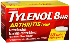 TYLENOL 8HR ARTHRITIS 650MG CAP 225CT