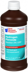 GNP HYDRO PEROXID 3% TOP SOL USP 12X16OZ