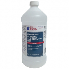 GNP ALCOHOL 70% ISOPROPYL USP 12X32OZ