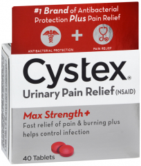 CYSTEX PLUS URINARY PAIN RELIEF TAB 40CT
