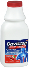 GAVISCON EXTRA STRENGTH LIQ CHERRY 12OZ