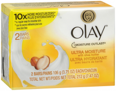 OLAY ULTRA MOISTURE 2 BAR SOAP 7.5 OZ