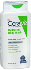 CERAVE HYDRATING BODY WASH 10 OZ