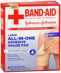 JJ GAUZE NONSTK ALL-IN-ONE L 4.5X5.5 4CT