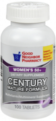 GNP CENTURY MATURE WOMEN 50+ TAB 100CT