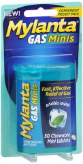 MYLANTA GAS MINI TABS ARCTIC MINT 50CT