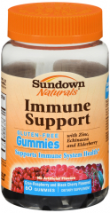 IMMUNE SUPPORT W/ZINC GUMMIE 60CT SUNDWN
