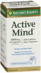 ACTIVE MIND 1000MG CAP 60CT NAT BOUNTY