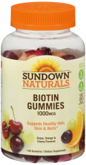 BIOTIN 1000 MCG GUMMIES 130CT SUNDWN