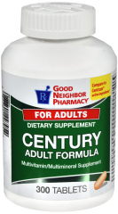 GNP CENTURY MULTI VITAMIN TABLET 300CT