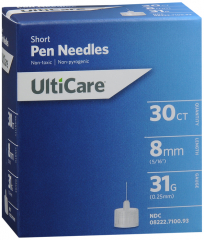 ULTICARE PEN 31GX5/16IN NEEDLE 30CT