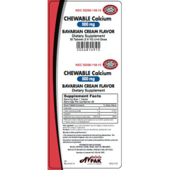 CALCIUM CARBONATE 500MG CHW 3X10UD