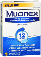 MUCINEX SE EXPECTORANT TABLET 68CT