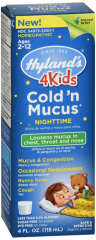 HYLANDS 4 KIDS COLD MUCUS NITE LIQ 4OZ
