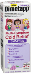 DIMETAPP CHILD M/S COLD DYE FREE LIQ 4OZ