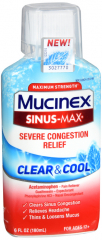MUCINEX SINUSMX CLR&CL SEV CNGRLF LIQ6OZ