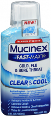 MUCINEX FASTMX CLR&COOLCLD/FLU/ST LIQ6OZ