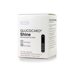GLUCOCARD SHINE BLDGLUC TEST STRIPS 50CT