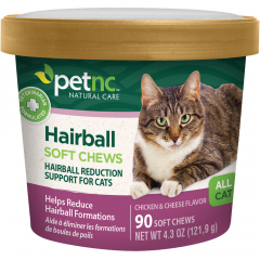 PETNC HAIRBALL SOFT CHEW 90CT