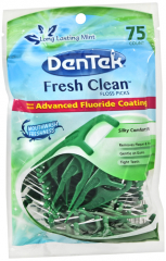 DENTEK FLOSS PICKS FRESH CLEAN 75CT