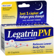 LEGATRIN PM 500MG ADVNC FORMULA CPL 50CT