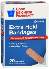 GNP BANDAGE 1X3 XHOLD BDG 20CT