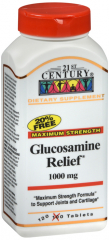 GLUCOSAMINE RELIEF 1000MG TAB 120CT 21ST