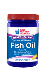 GNP FISH OIL 1000MG SOFTGEL 300CT
