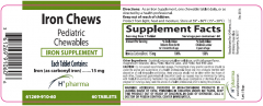 IRON CHEWS 15 MG CHW 60