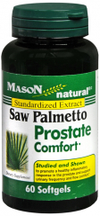 SAW PALMETTO 160MG SOFTGELS 60CT MASON