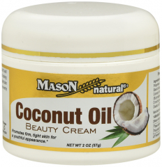 COCONUT OIL BEAUTY CREAM 2OZ MASON