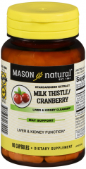 MILK THISTLE-CRAN 150-500MG CAP 60 MASON