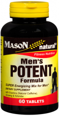 MENS POTENT FORMULA TABLETS 60CT MASON