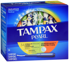 TAMPAX PEARL UNSCNT MULTI R S S+ 34 CT