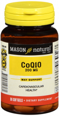 CO Q-10 200MG SOFTGELS 30CT MASON