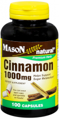 CINNAMON 1000MG CAPSULES 100CT MASON